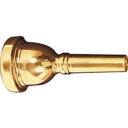 Bach Standard Series Small Shank Trombone Mouthpiece in Gold 18C