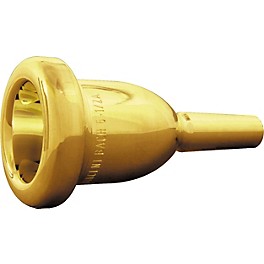 Bach Mega Tone Small Shank Trombone Mouthpiece in Gold 5Gs Bach Mega Tone Small Shank Trombone Mouthpiece in Gold 6-1/2A