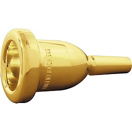 Bach Mega Tone Small Shank Trombone Mouthpiece in Gold 5Gs Bach Mega Tone Small Shank Trombone Mouthpiece in Gold 5Gs