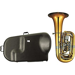 Miraphone 186-4U Series 4-Valve Yellow Brass BBb Tuba with Hard Case