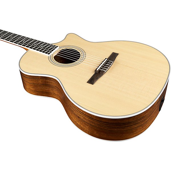 Taylor 414ce-N Ovangkol/Spruce Nylon String Grand Auditorium Acoustic-Electric Guitar Natural