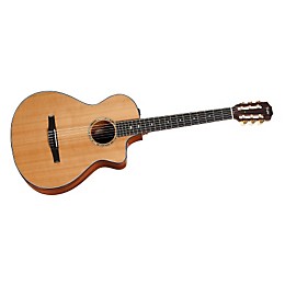 Taylor 512ce Mahogany/Cedar Nylon String Grand Concert Acoustic-Electric Guitar Natural