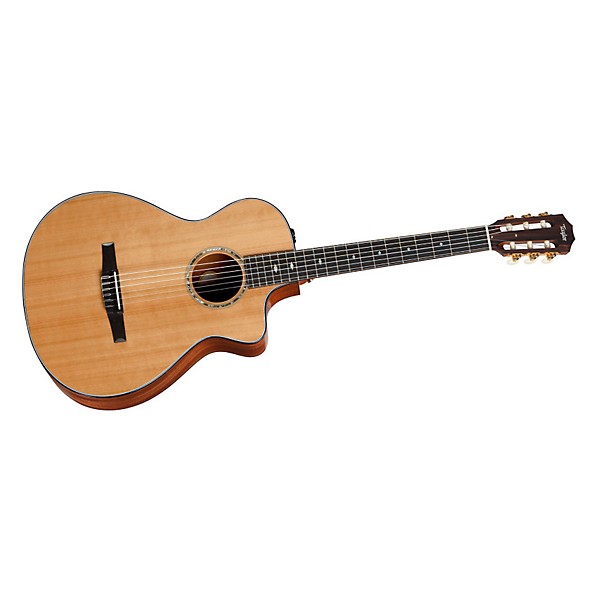 Taylor 512ce Mahogany/Cedar Nylon String Grand Concert Acoustic-Electric Guitar Natural