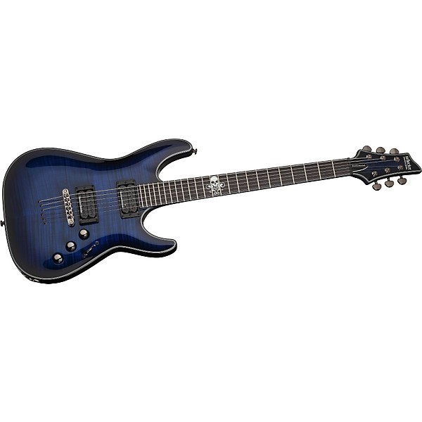 Open Box Schecter Guitar Research Blackjack Sls C-1 Active Electric Guitar Level 1 See-Thru Blue Burst