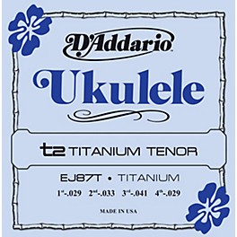 D'Addario EJ87T Titanium Tenor Ukulele Strings