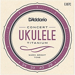 D'Addario EJ87C Titanium Concert Ukulele Strings