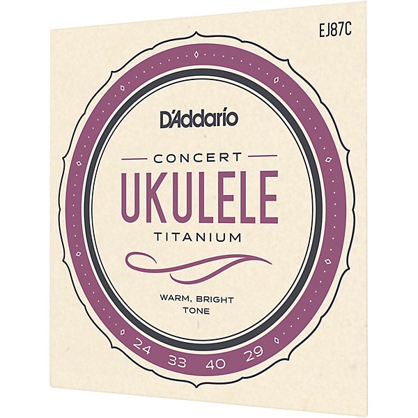 D'Addario EJ87C Titanium Concert Ukulele Strings