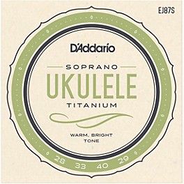 D'Addario EJ87S Titanium Soprano Ukulele Strings