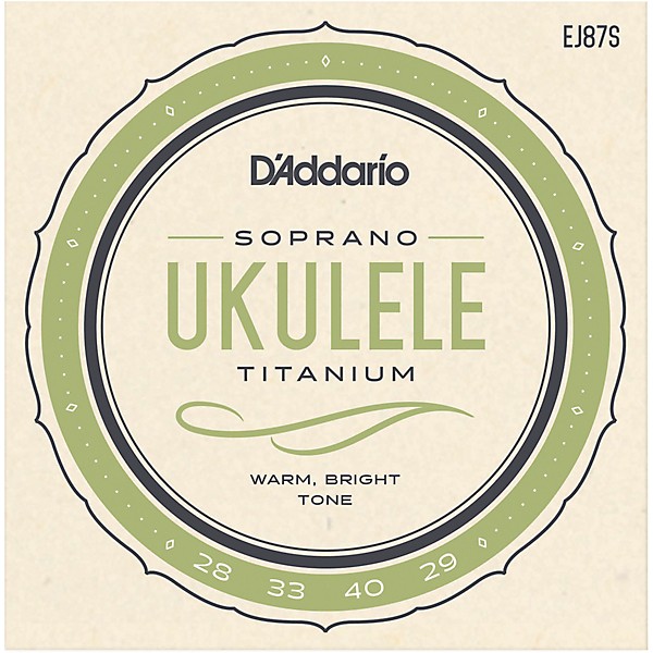 Open Box D'Addario EJ87S Titanium Soprano Ukulele Strings Level 1