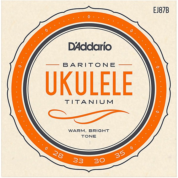 D'Addario EJ87B Titanium Baritone Ukulele Strings