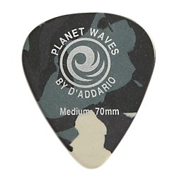 D'Addario Planet Waves Camouflage Celluloid Guitar Picks Medium 100 Pack