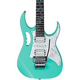 Open Box Ibanez JEM/UV Steve Vai Signature Electric Guitar Level 1 Sea Foam Green