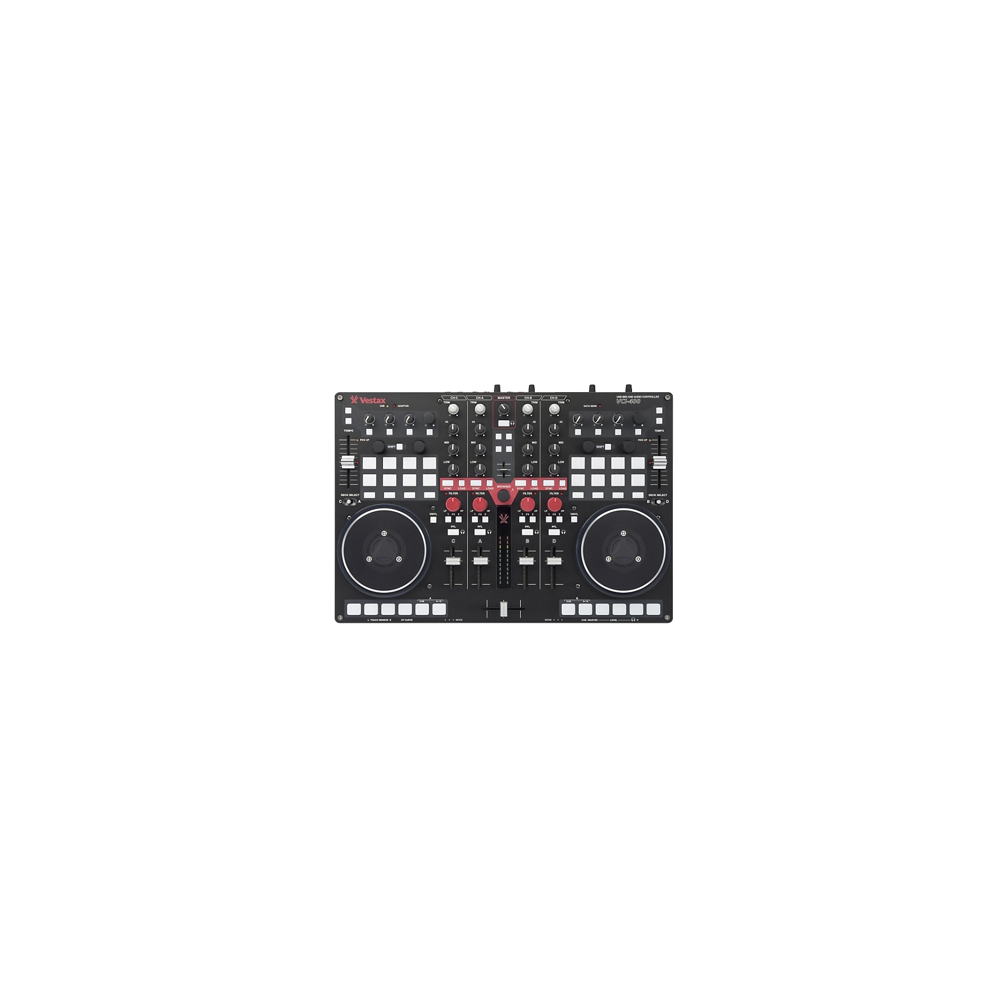 Open Box Vestax Vestax VCI-400 DJ Controller includes Serato DJ
