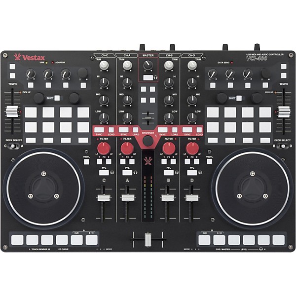 Vestax VCI-400 DJコントローラー Review & Video: Vestax VCI-400DJ Serato DJ Controller