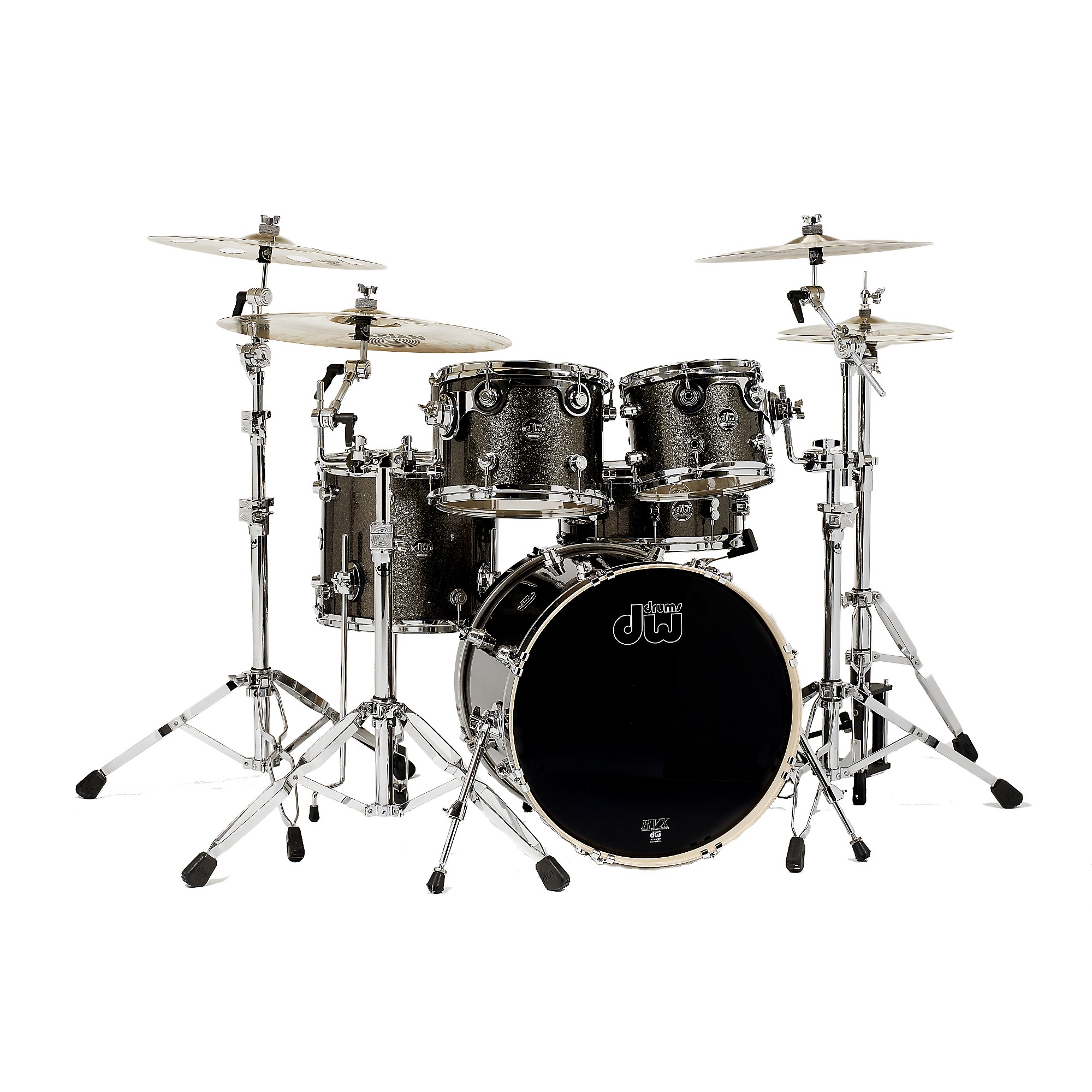 Open Box DW Performance Series 5-Piece Shell Pack Pewter Sparkle