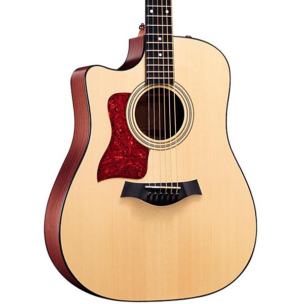 Open Box Taylor 310ce-L Sapele/Spruce Dreadnought Left-Handed Acoustic-Electric Guitar Level 1 Natural