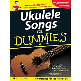 Hal Leonard Ukulele Songs For Dummies Songbook