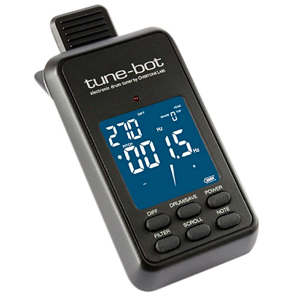 Open Box Tune-bot Electronic Drum Tuner Level 1 Black