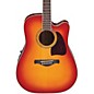 Ibanez Artwood Series AW300ECE Solid Top Dreadnought Cutaway Acoustic-Electric Guitar thumbnail