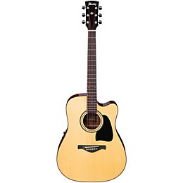 Ibanez Artwood Series AW50ECE Solid Top Dreadnought Acoustic-Electric Guitar