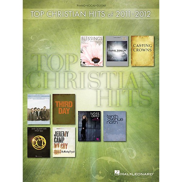 Hal Leonard Top Christian Hits Of 2011-2012 P/V/G Songbook