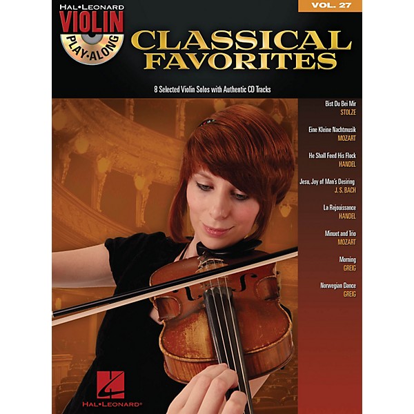 Hal Leonard Classical Favorites - Violin Play-Along Volume 27 Book/CD