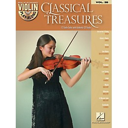 Hal Leonard Classical Treasures - Violin Play-Along Volume 28 Book/CD