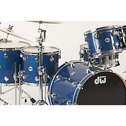 DW Collector's Series 5-Piece Shell Pack Blue Glass Chrome Hardware