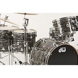 DW Collector's Series 5-Piece Shell Pack Black Oyster Chrome Hardware