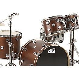 DW Collector's Series 4-Piece Shell Pack Twisted Walnut Chrome Hardware