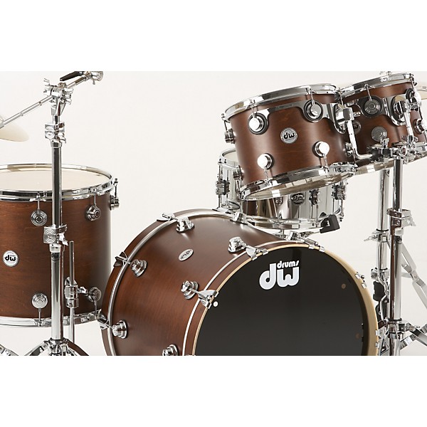 DW Collector's Series 4-Piece Shell Pack Twisted Walnut Chrome Hardware