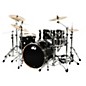 DW Collector's Series 4-Piece Shell Pack With 23" Bass Drum Black Ice Chrome Hardware thumbnail