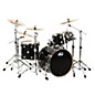DW Collector's Series 4-Piece Shell Pack With 23" Bass Drum Black Ice Chrome Hardware