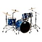 DW Collector's Series 4-Piece Shell Pack With 23" Bass Drum Twisted Blue Onyx Chrome Hardware thumbnail