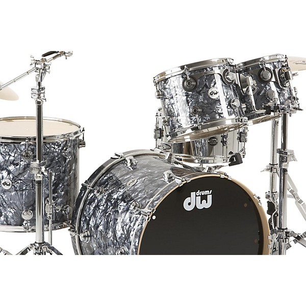 DW SSC Collector's Series 4-Piece Shell Pack Gray Marine Pearl Chrome Hardware