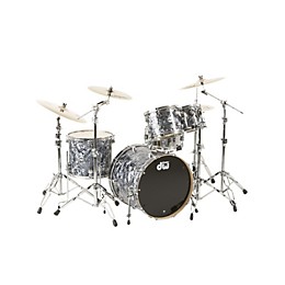 DW SSC Collector's Series 4-Piece Shell Pack Gray Marine Pearl Chrome Hardware