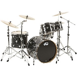 DW SSC Collector's Series 4-Piece Shell Pack Pal... DW SSC Collector's Series 4-Piece Shell Pack Black Velvet Chrome Hardware