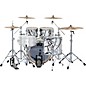 DW SSC Collectors Series 4-Piece Satin Oil Shell Pack With 22" Bass Drum White Glass Contrail Finish Ply