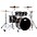 DW SSC Collectors... DW SSC Collectors Series 4-Piece Satin Oil Shell Pack With 22" Bass Drum Smoke Glass Contrail Finish Ply