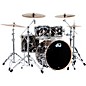 DW SSC Collectors Series 4-Piece Satin Oil Shell Pack With 22" Bass Drum Smoke Glass Contrail Finish Ply thumbnail