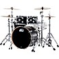 DW SSC Collectors Series 4-Piece Finish Ply Shell Pack With 22" Bass Drum Ebony Satin Oil
