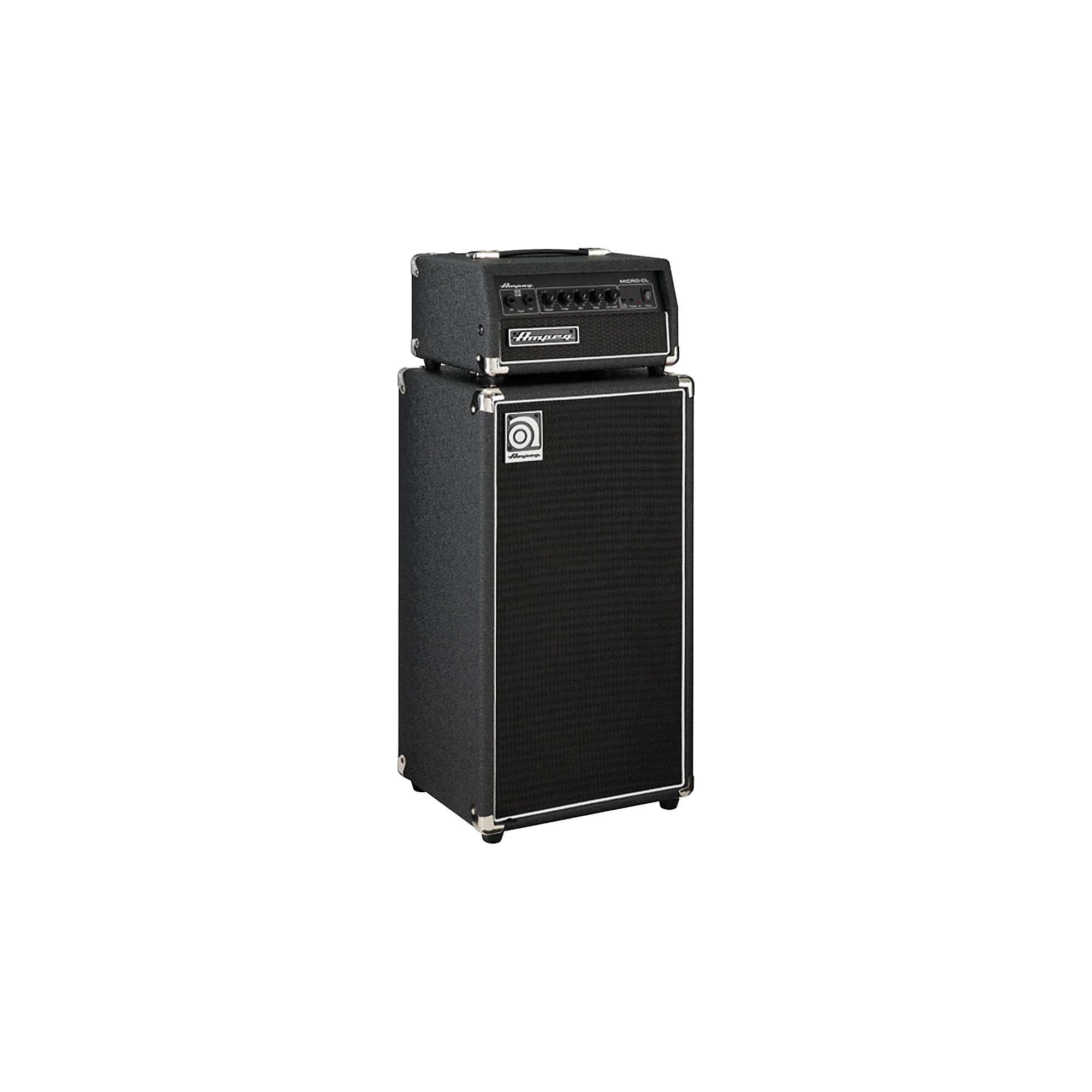 Ampeg Micro-CL 100W 2x10 Mini Bass Stack Black | Guitar Center