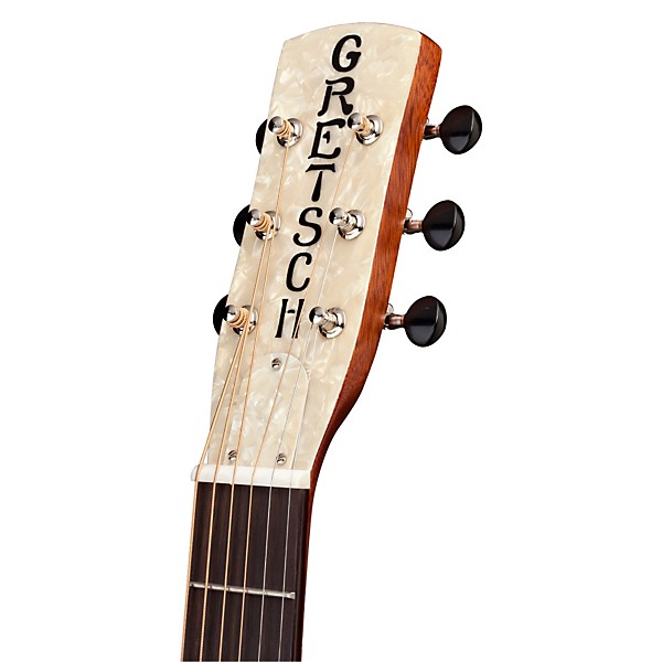 Open Box Gretsch Guitars Root Series G9201 Honeydipper Metal Round Neck Resonator Level 2 Nickel Plated Brass Body 1908391...