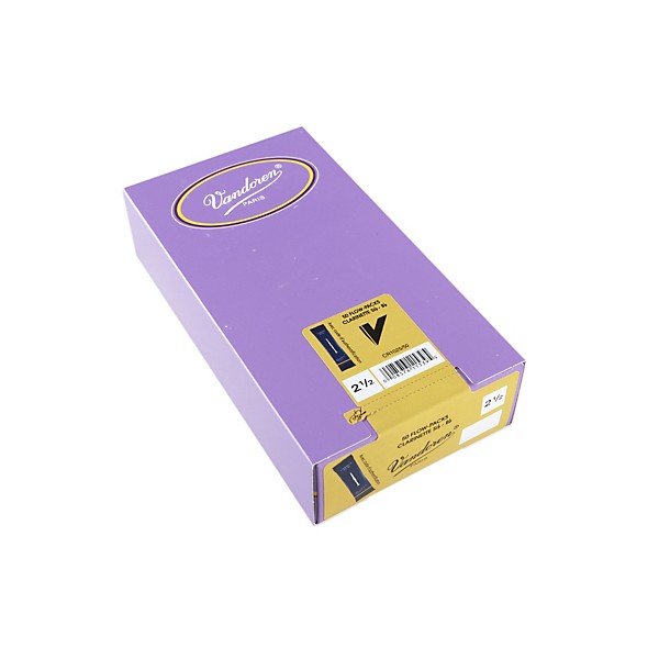 Vandoren Bb Clarinet Traditional Reed Box of 50 2.5 Box of 50