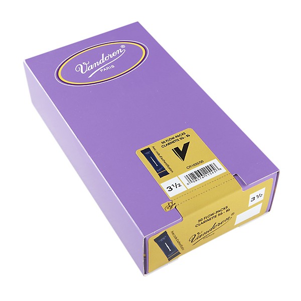 Vandoren Bb Clarinet Traditional Reed Box of 50 3.5 Box of 50