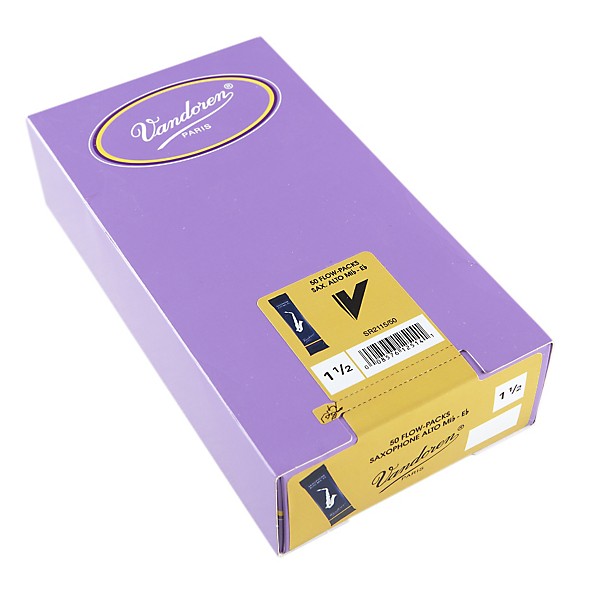 Vandoren Alto Sax Traditional Reed Box of 50 1.5 Box of 50