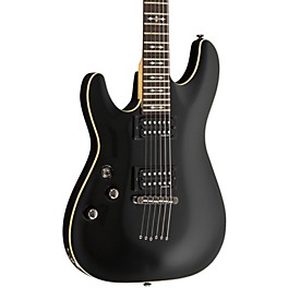 Schecter Guitar Research Omen-6 Left-Handed Electric Guitar Black