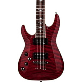 Schecter Guitar Research Omen Extreme-7 Left-Handed Electric Guitar Black Cherry