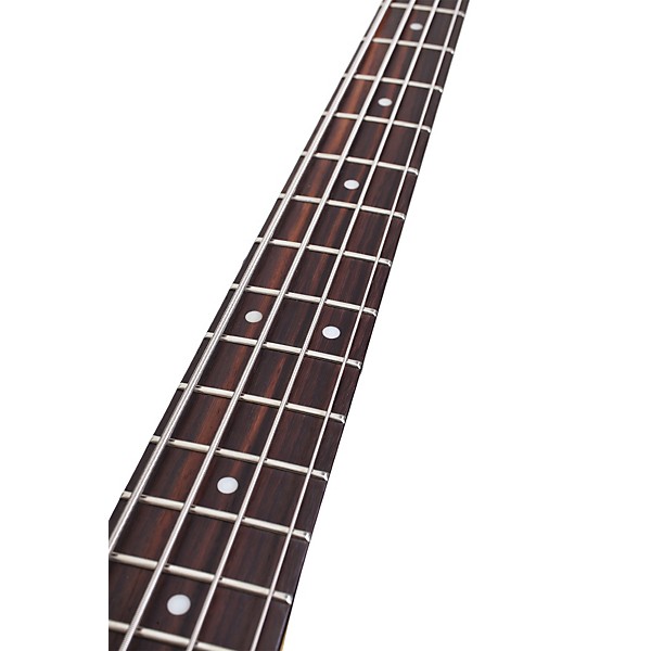 Open Box Schecter Guitar Research OMEN-4 Electric Bass Guitar Level 2 Black 888366055052