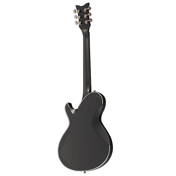 Schecter Guitar Research Blackjack SLS SOLO with Hell's Gate Inlay Electric Guitar Satin Black